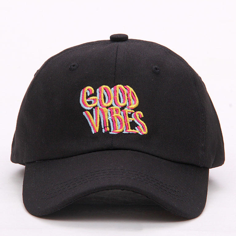 Psychedelic Good Vibes Hat/Cap | Onyx Bunny