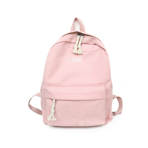 Korean School Style Backpack - Onyx Bunny