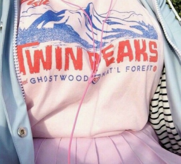 twin peaks button up shirt