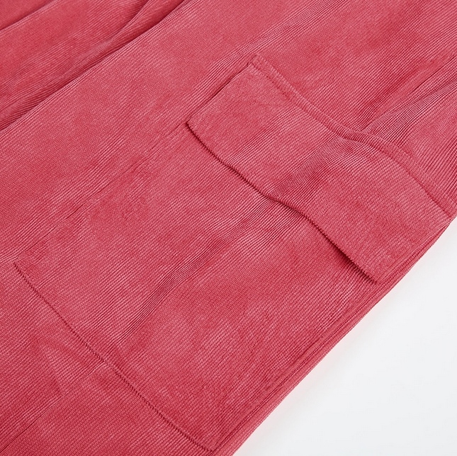 hot pink corduroy pants