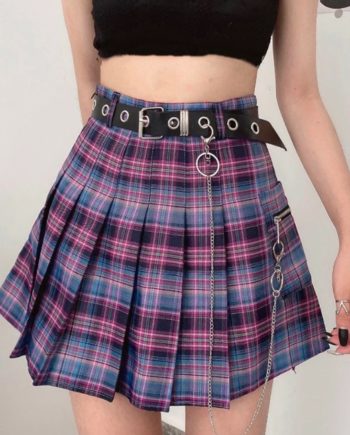 Harajuku Pocket and Chain Skirt