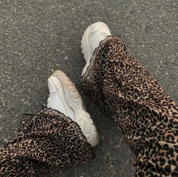 Retro Animal Print Pants2