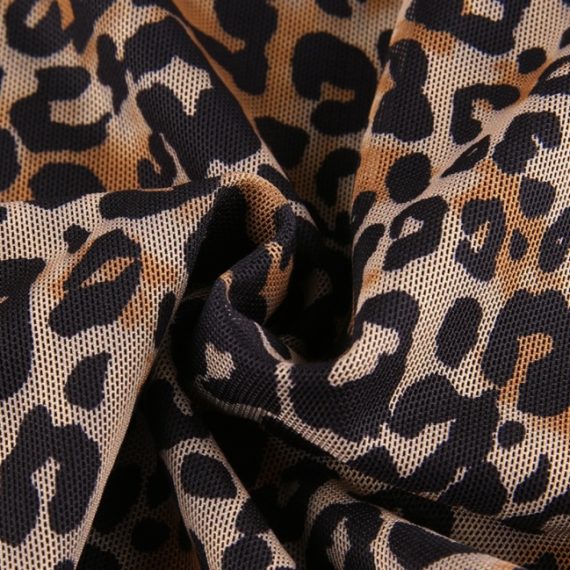 Retro Animal Print Pants6