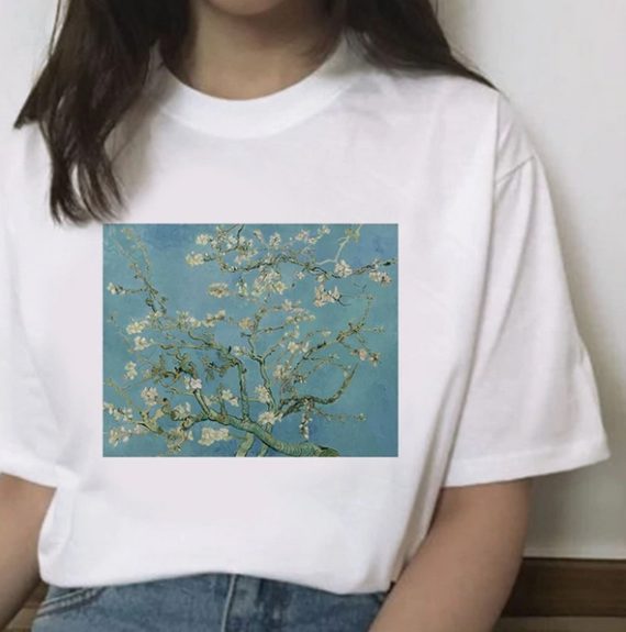 harajuku van gogh twist tshirt4