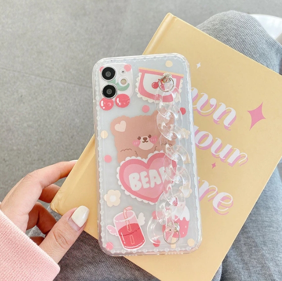 Kawaii Flower iPhone Case Collection - Onyx Bunny