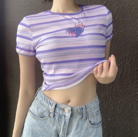 rainbow Candy Crop Top1