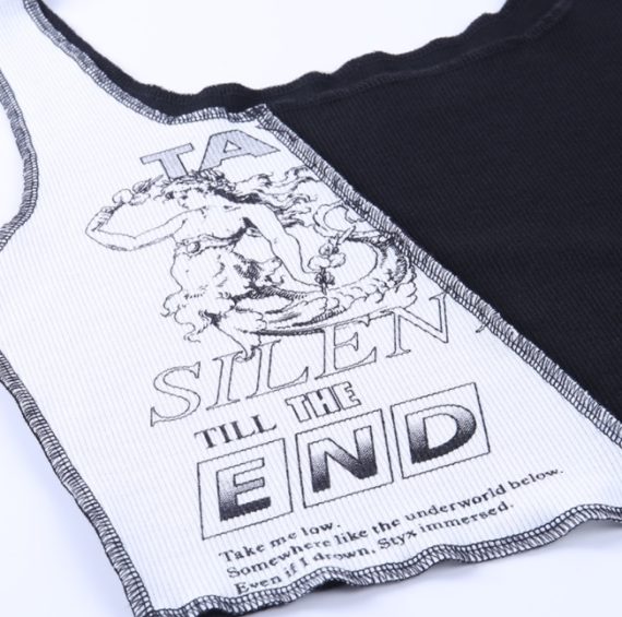 Silent Til The End Crop Top5