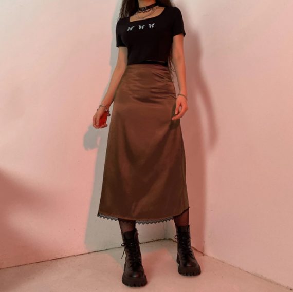 Long Retro Skirt7